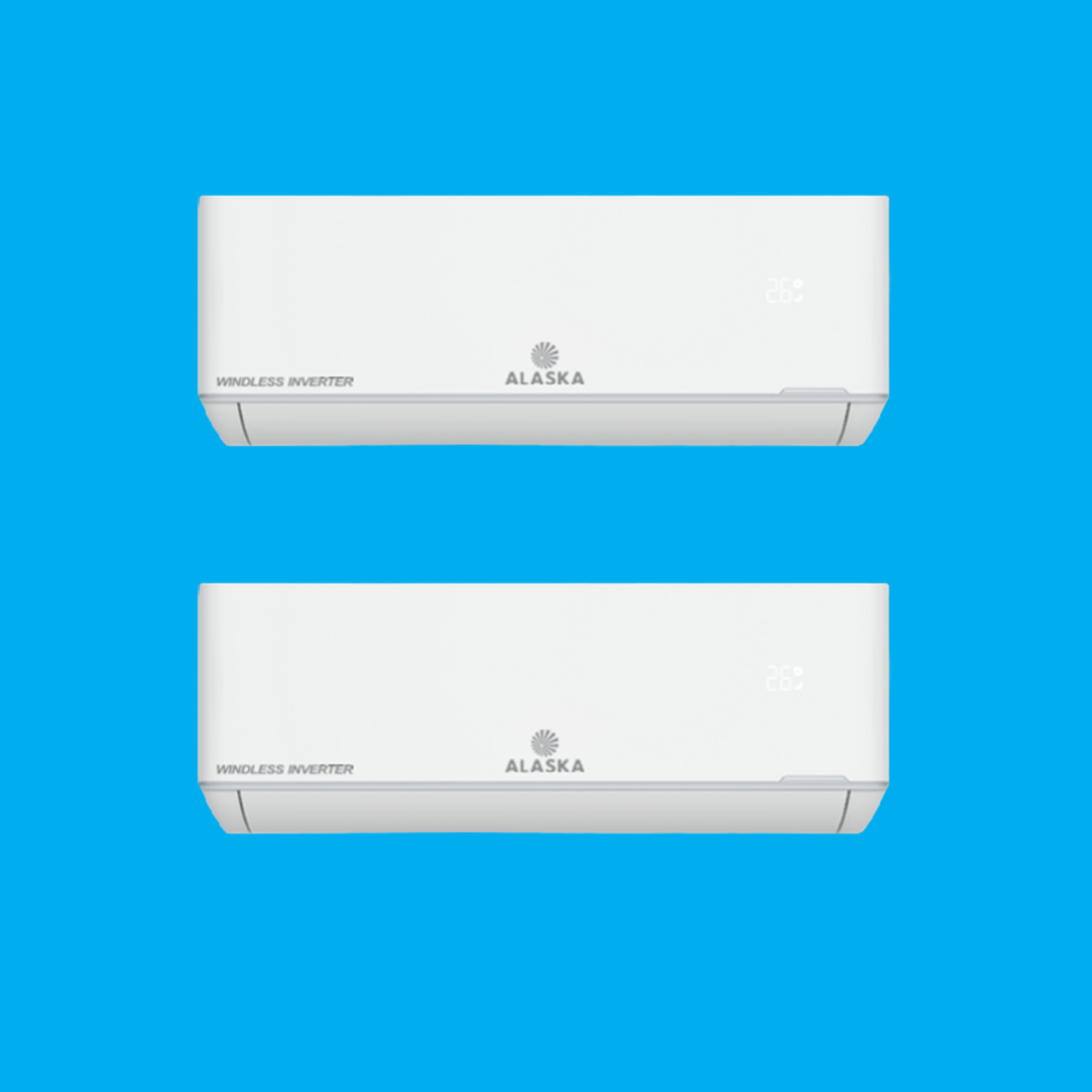 COMBO : Alaska Windless Inverter Series | 2 X 12000 BTU